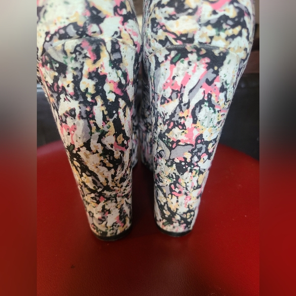 Asos colorful wedge boot lace up - Picture 7 of 8